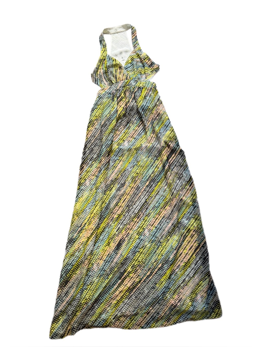 Armani Exchange Multicolor Halter Maxi Dress